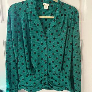 Very Flattering 80s Style Blouse